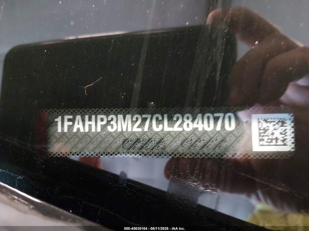 1FAHP3M27CL284070 2012 FORD FOCUS photo no. 9