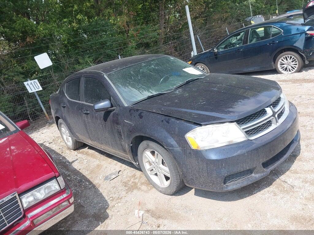 1C3CDZCBXCN142158 2012 DODGE AVENGER photo no. 1