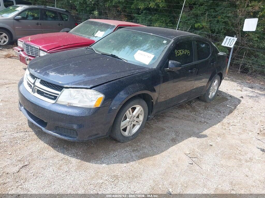 1C3CDZCBXCN142158 2012 DODGE AVENGER photo no. 2