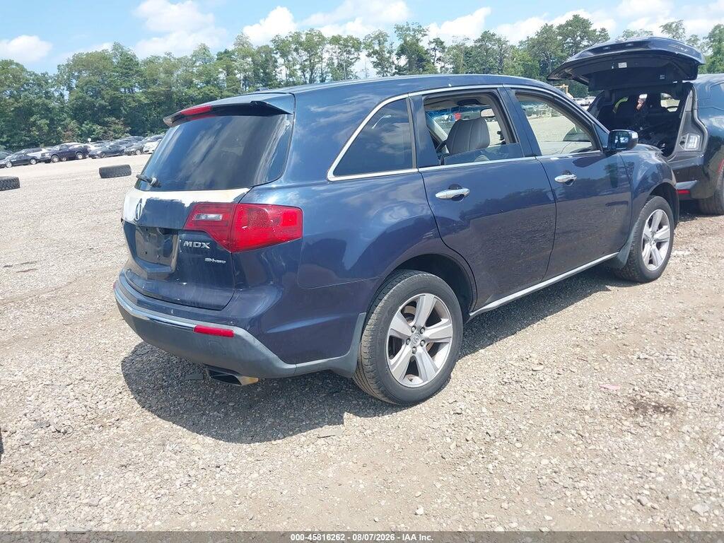 2HNYD2H35CH502580 2012 ACURA MDX photo no. 4