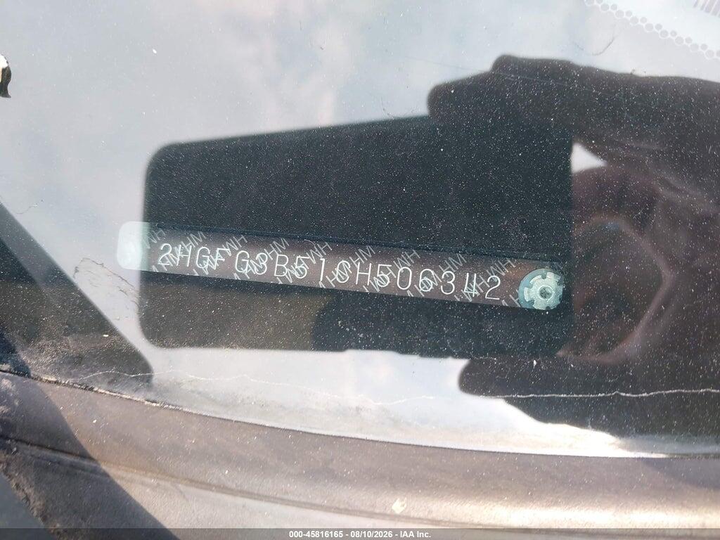2HGFG3B51CH506342 2012 HONDA CIVIC photo no. 9
