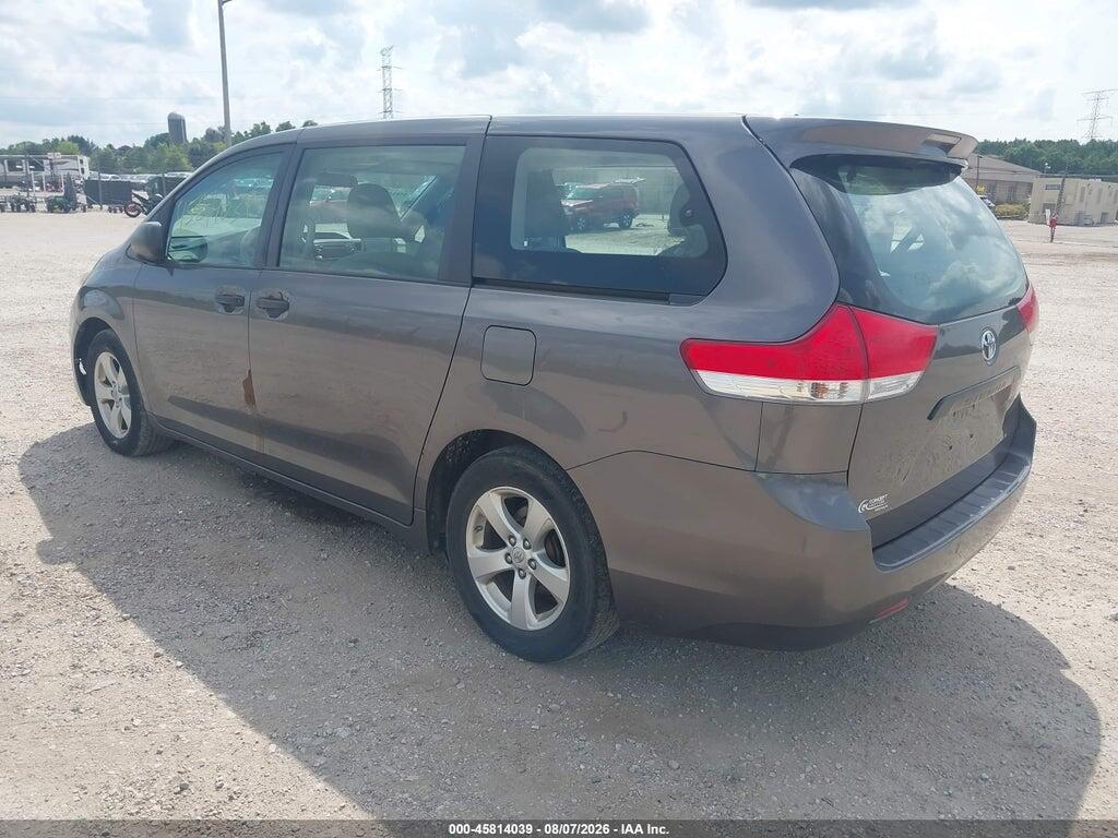 5TDZK3DC9CS216762 2012 TOYOTA SIENNA photo no. 3