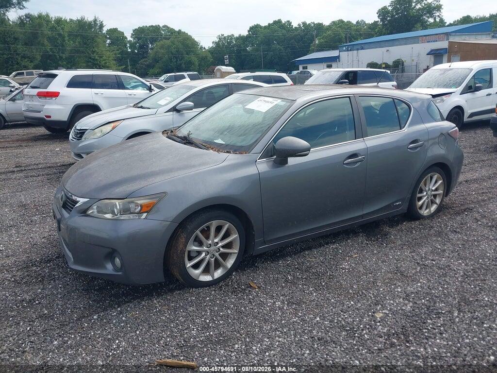 JTHKD5BH3C2112151 2012 LEXUS CT 200H photo no. 2