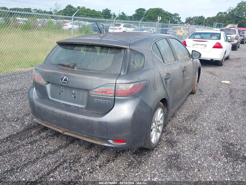 JTHKD5BH3C2112151 2012 LEXUS CT 200H photo no. 4