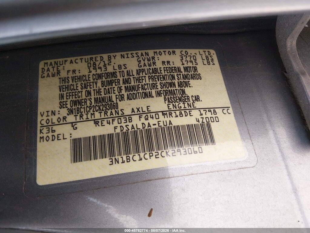 3N1BC1CP2CK293060 2012 NISSAN VERSA photo no. 9