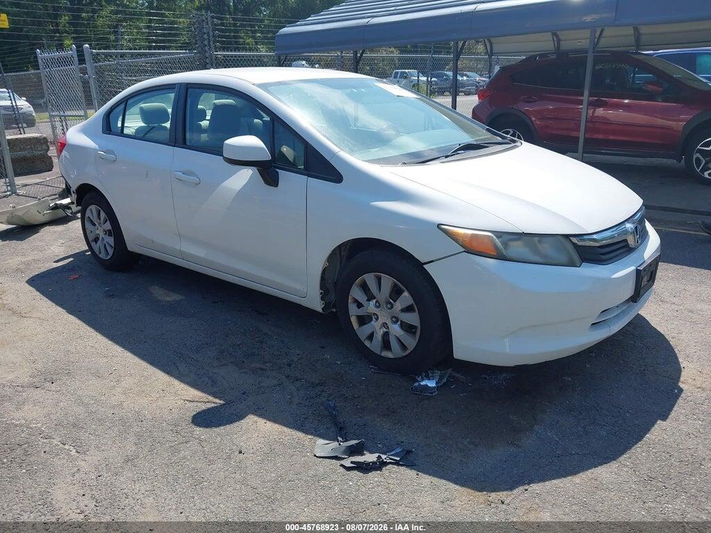 2HGFB2F54CH600153 2012 HONDA CIVIC photo no. 1
