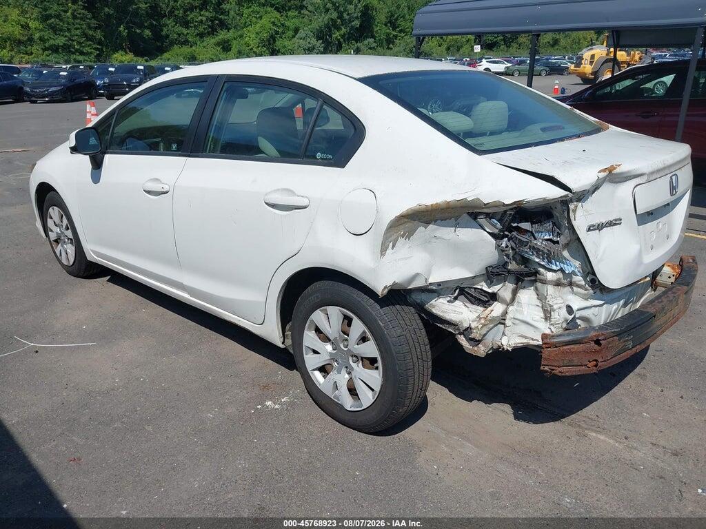 2HGFB2F54CH600153 2012 HONDA CIVIC photo no. 3