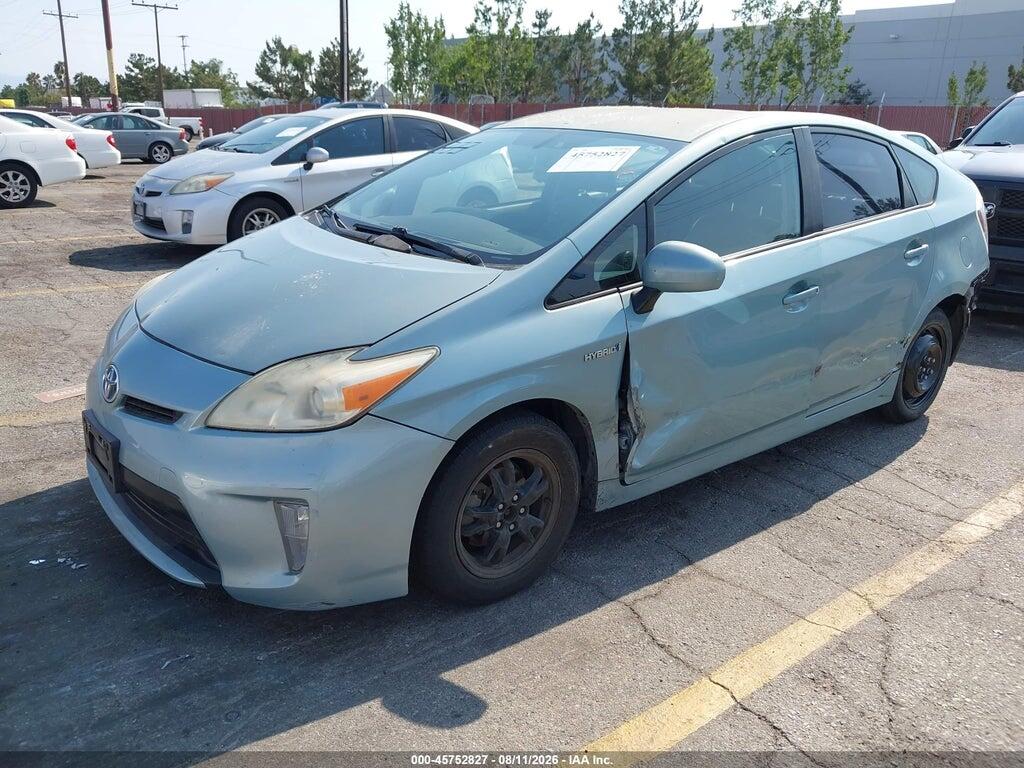 JTDKN3DU2C1601160 2012 TOYOTA PRIUS photo no. 2