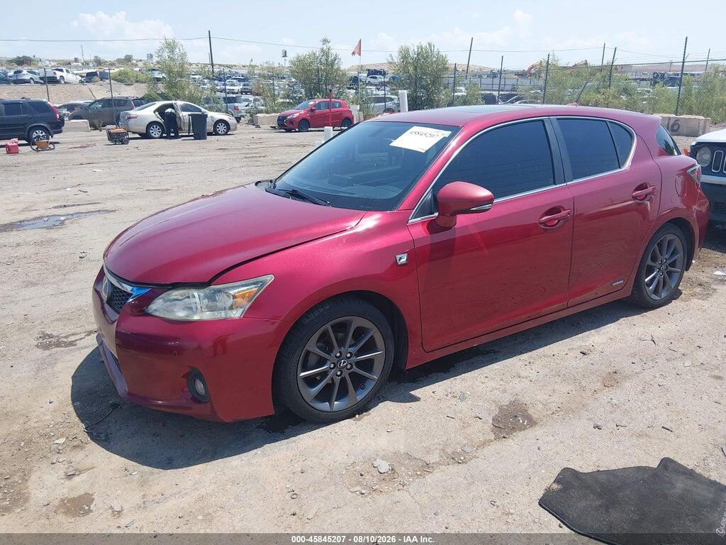 JTHKD5BH3D2144390 2013 LEXUS CT 200H photo no. 2