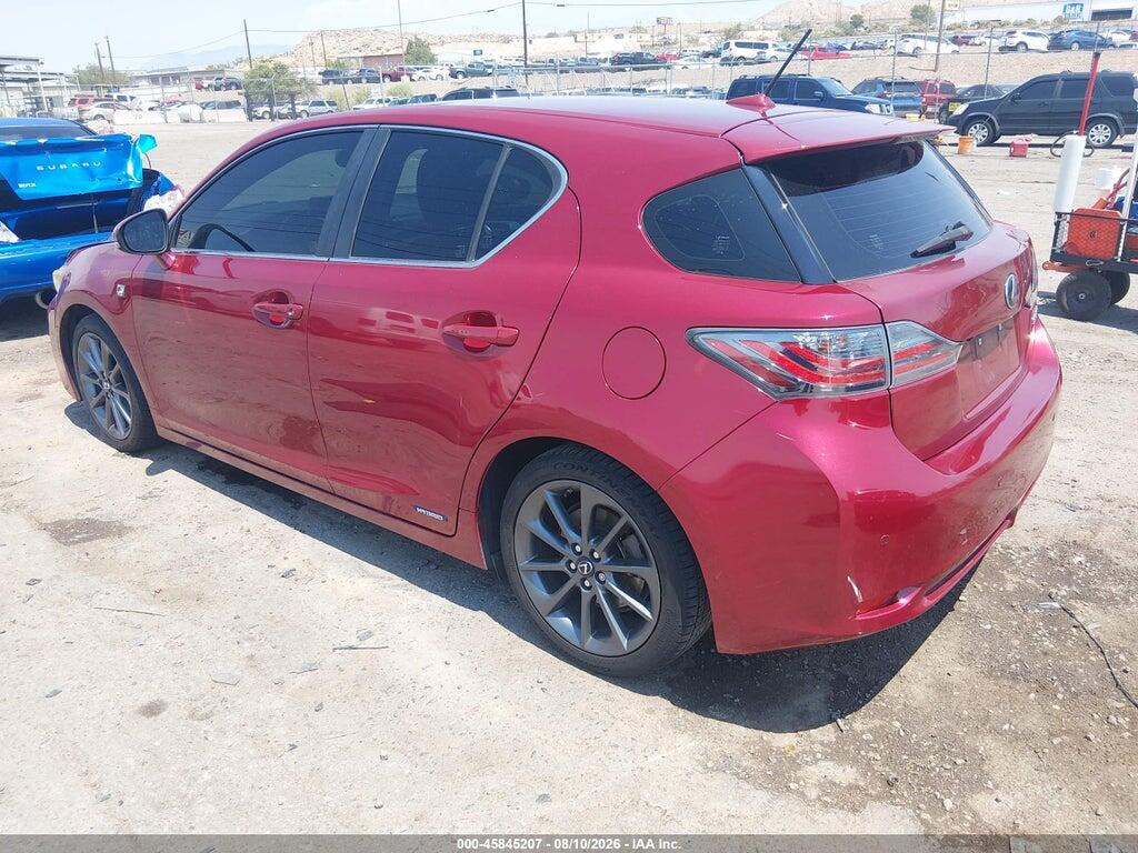 JTHKD5BH3D2144390 2013 LEXUS CT 200H photo no. 3