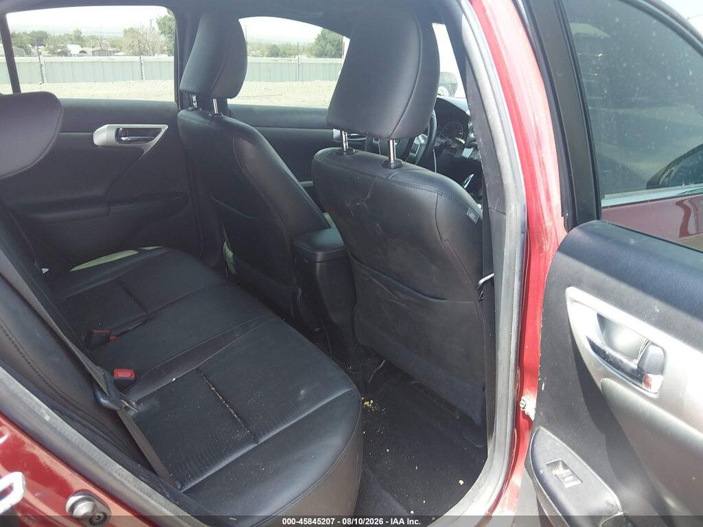 JTHKD5BH3D2144390 2013 LEXUS CT 200H photo no. 8