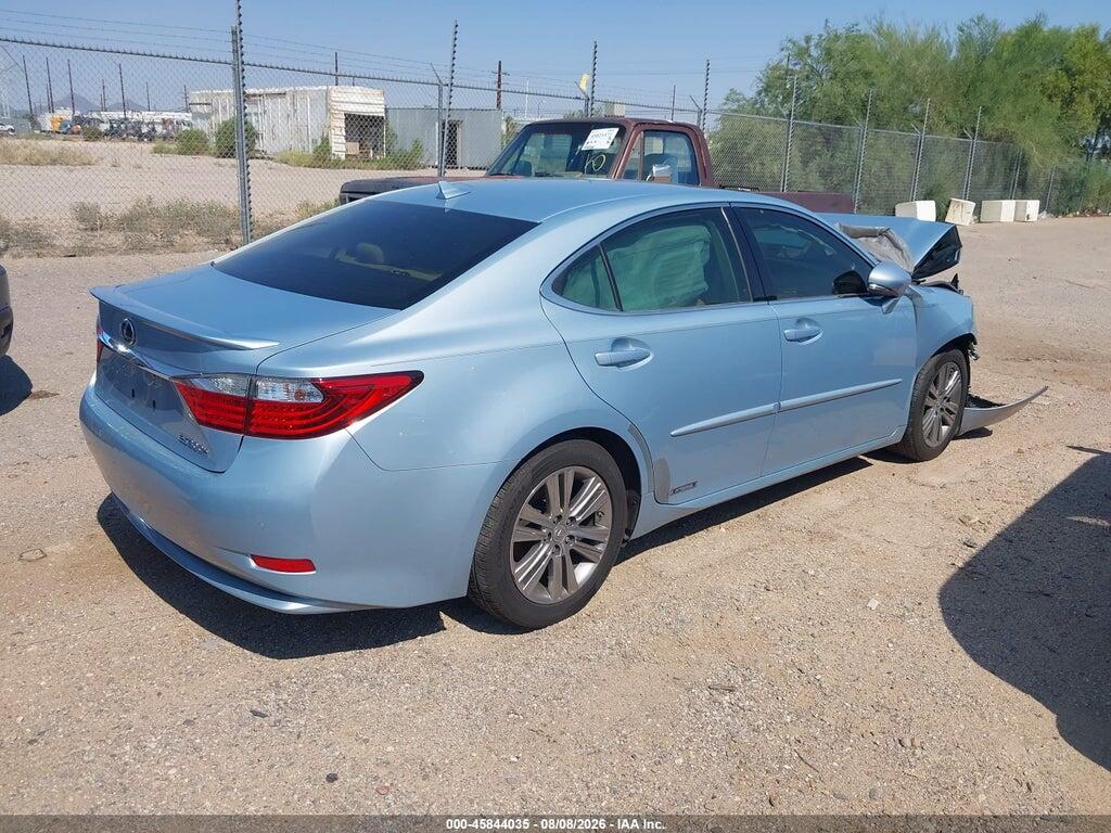 JTHBW1GG5D2009673 2013 LEXUS ES 300H photo no. 4