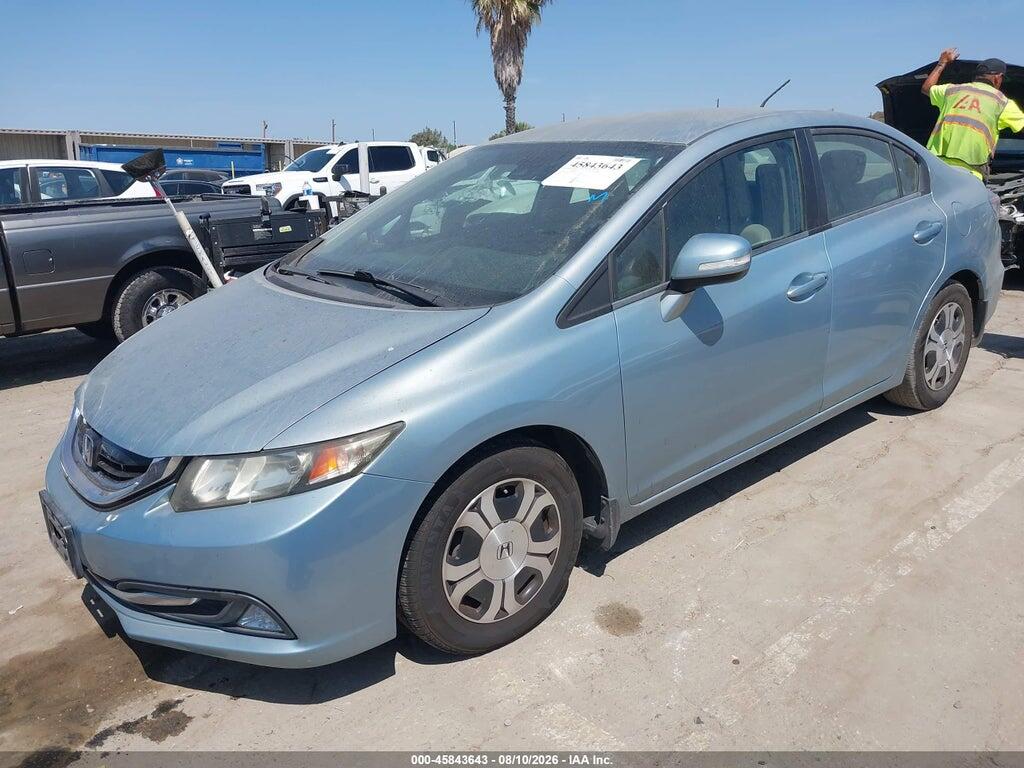 19XFB4F36DE200438 2013 HONDA CIVIC HYBRID photo no. 2