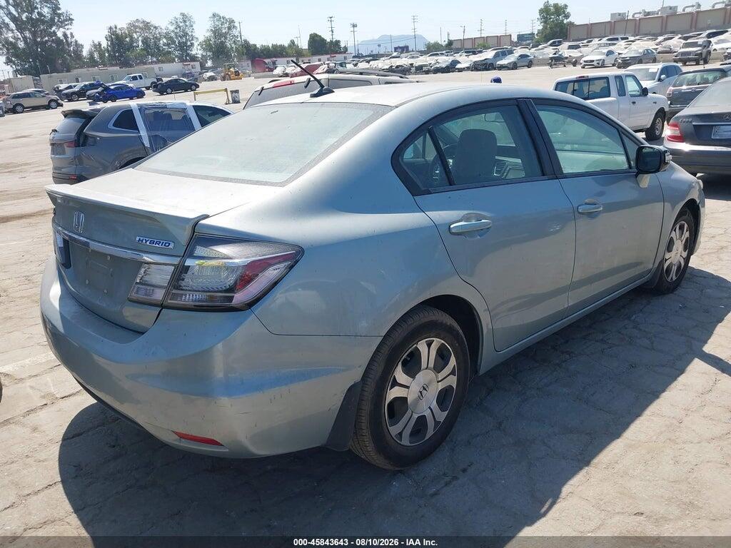 19XFB4F36DE200438 2013 HONDA CIVIC HYBRID photo no. 4