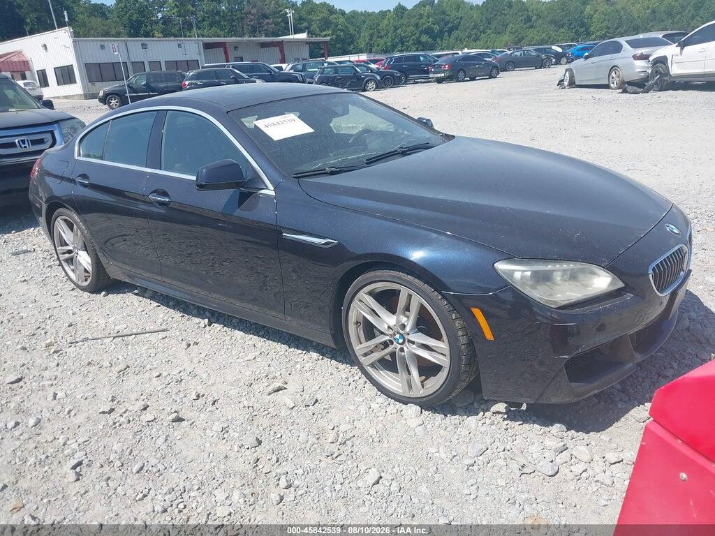 2013 BMW 640I GRAN COUPE WBA6A0C54DDF14317
