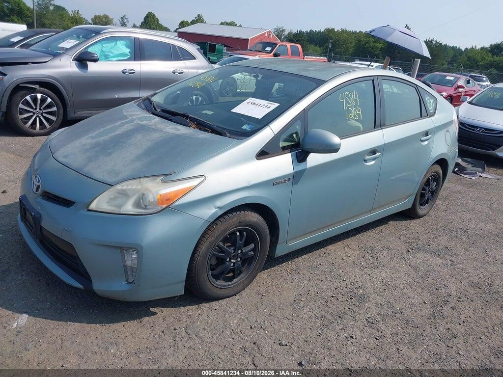 JTDKN3DU0D5651825 2013 TOYOTA PRIUS photo no. 2
