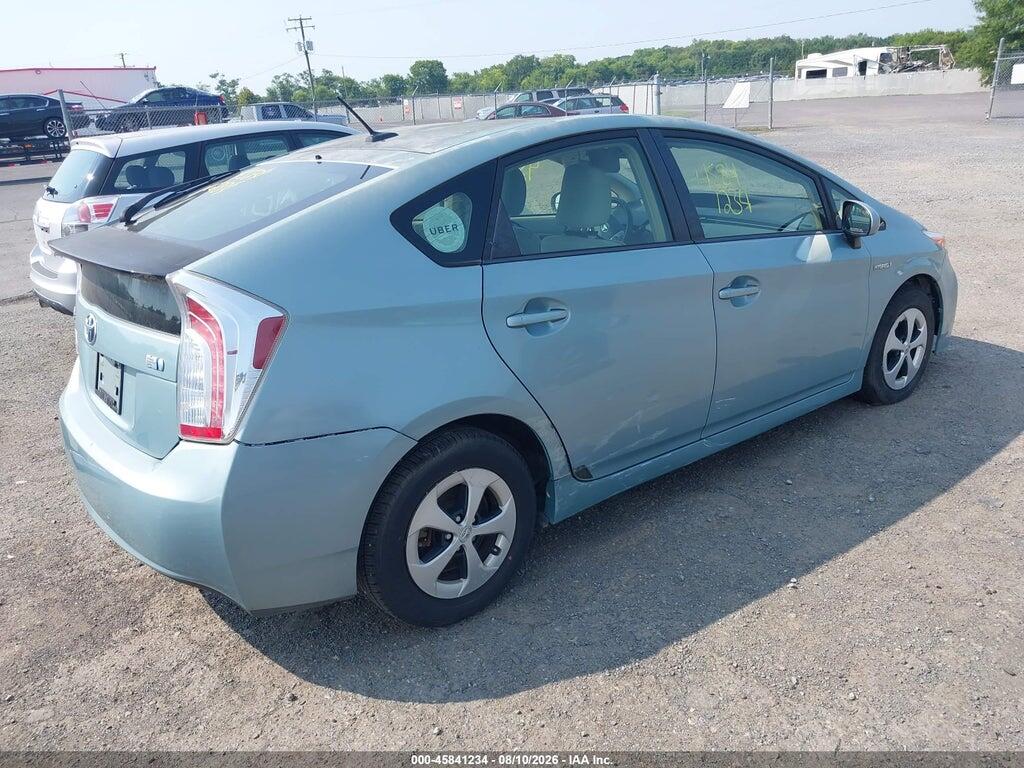 JTDKN3DU0D5651825 2013 TOYOTA PRIUS photo no. 4