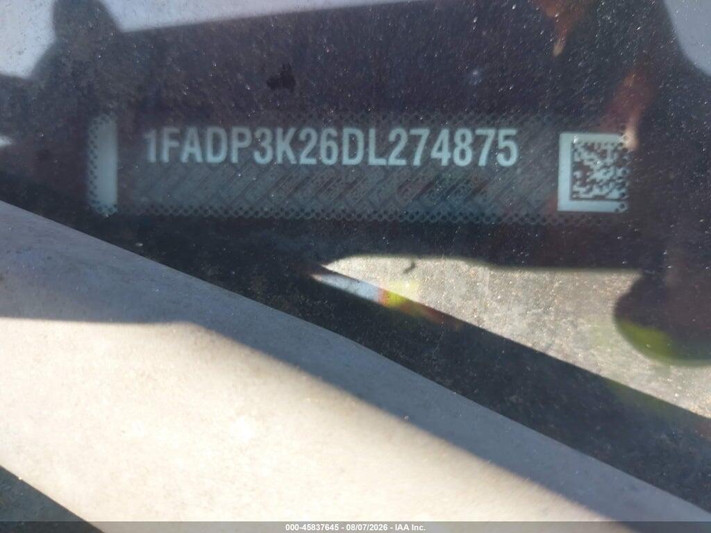 1FADP3K26DL274875 2013 FORD FOCUS photo no. 9