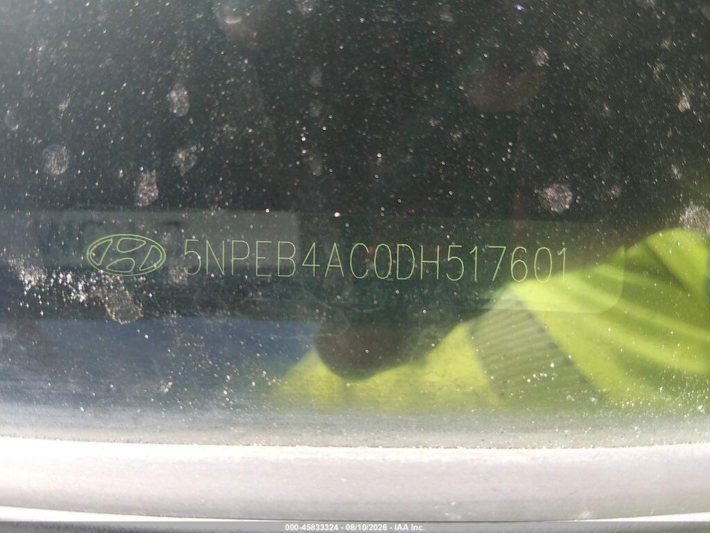 5NPEB4AC0DH517601 2013 HYUNDAI SONATA photo no. 9