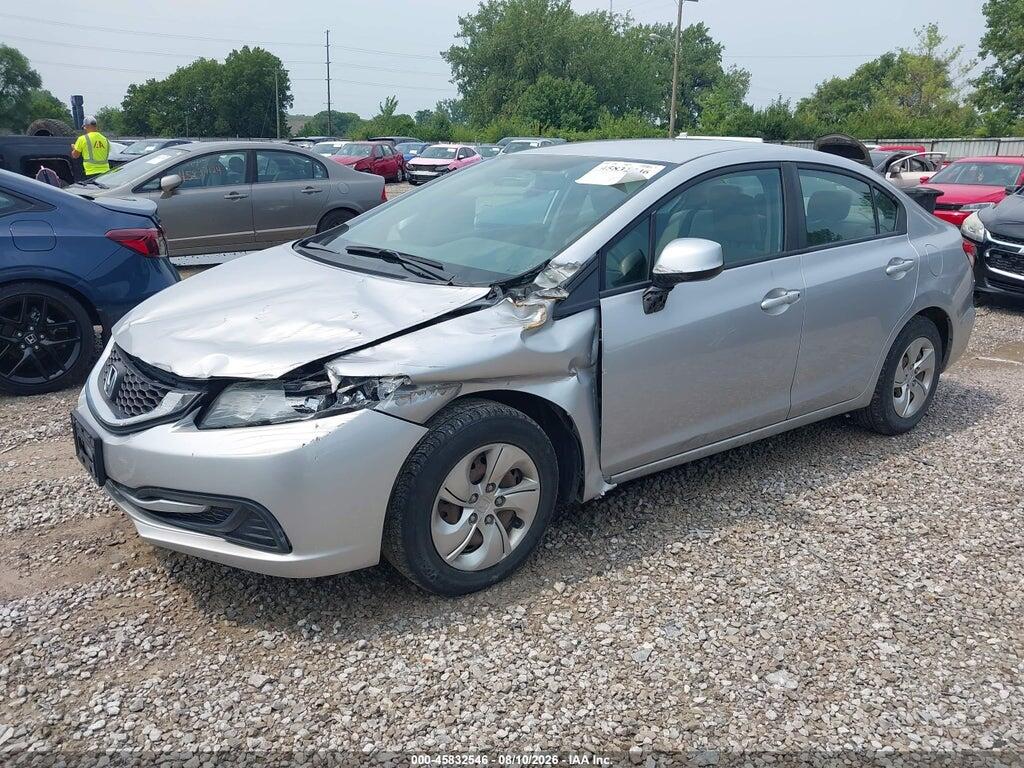 19XFB2F57DE072622 2013 HONDA CIVIC photo no. 2