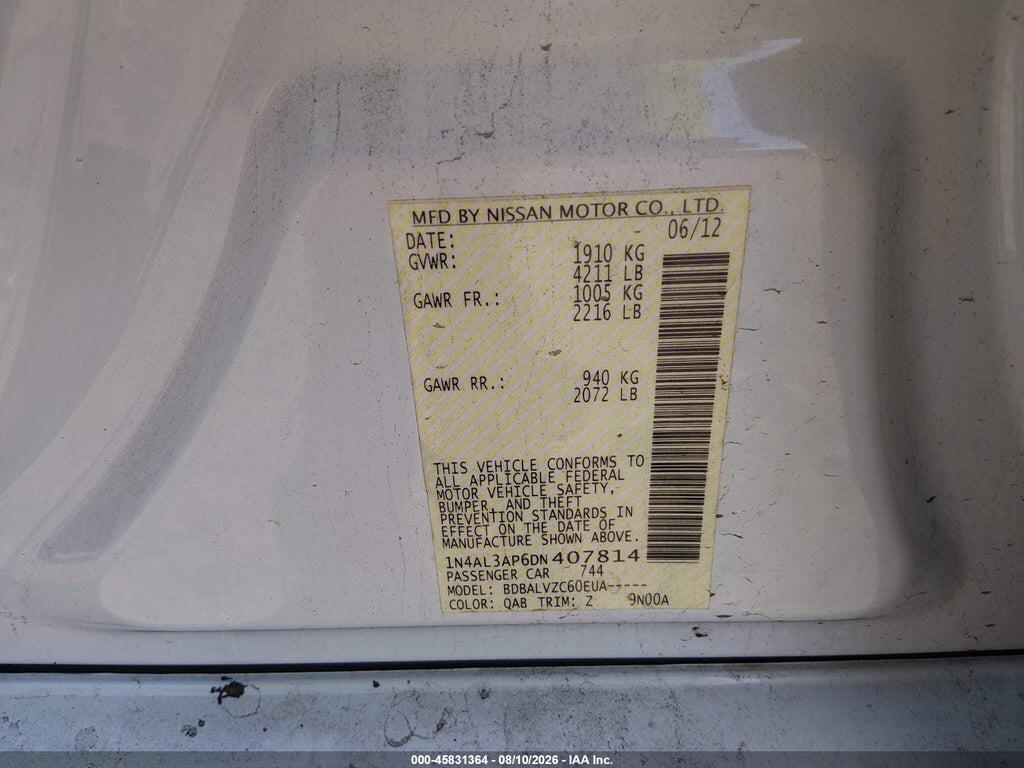 1N4AL3AP6DN407814 2013 NISSAN ALTIMA photo no. 9