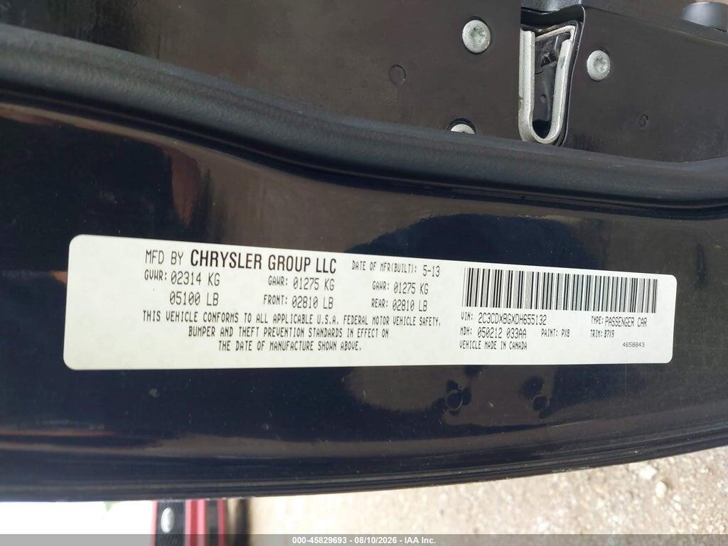 2C3CDXBGXDH655132 2013 DODGE CHARGER photo no. 9