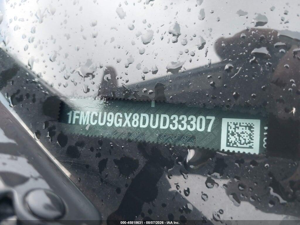 1FMCU9GX8DUD33307 2013 FORD ESCAPE photo no. 9