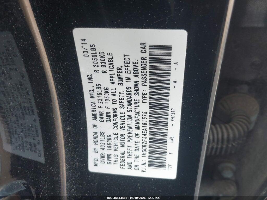 1HGCR2F54EA181575 2014 HONDA ACCORD photo no. 9