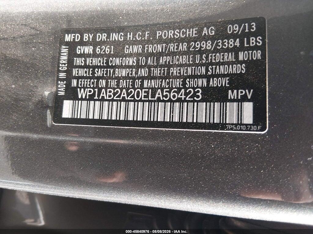 WP1AB2A20ELA56423 2014 PORSCHE CAYENNE photo no. 9