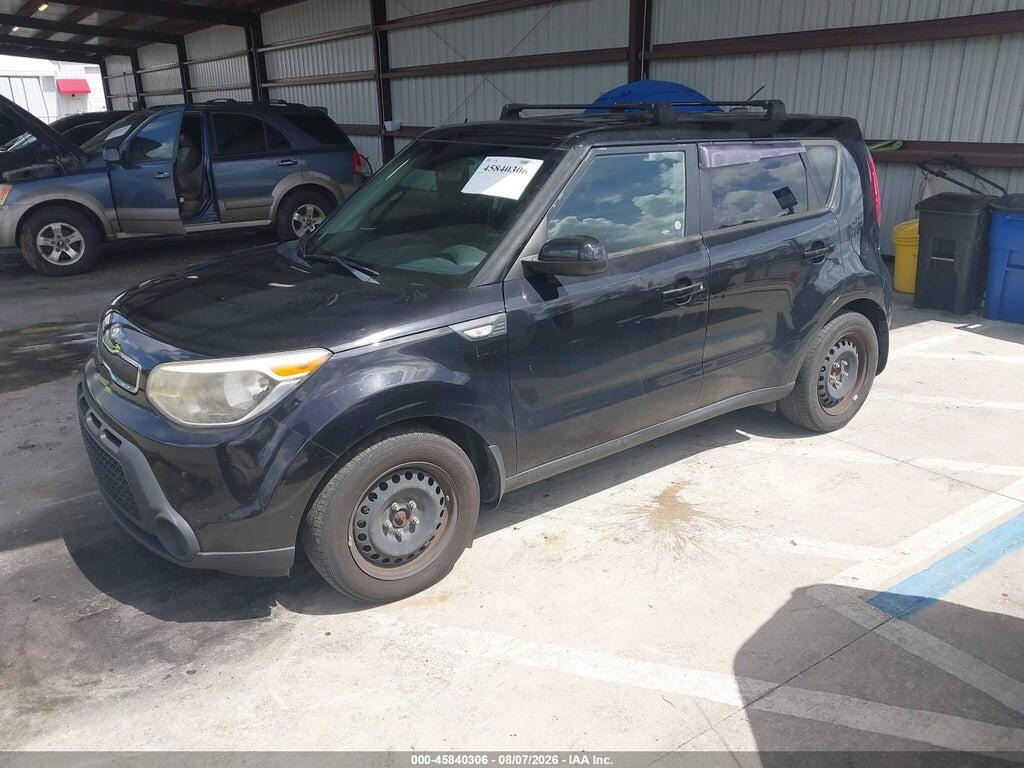 KNDJN2A24E7055499 2014 KIA SOUL photo no. 2
