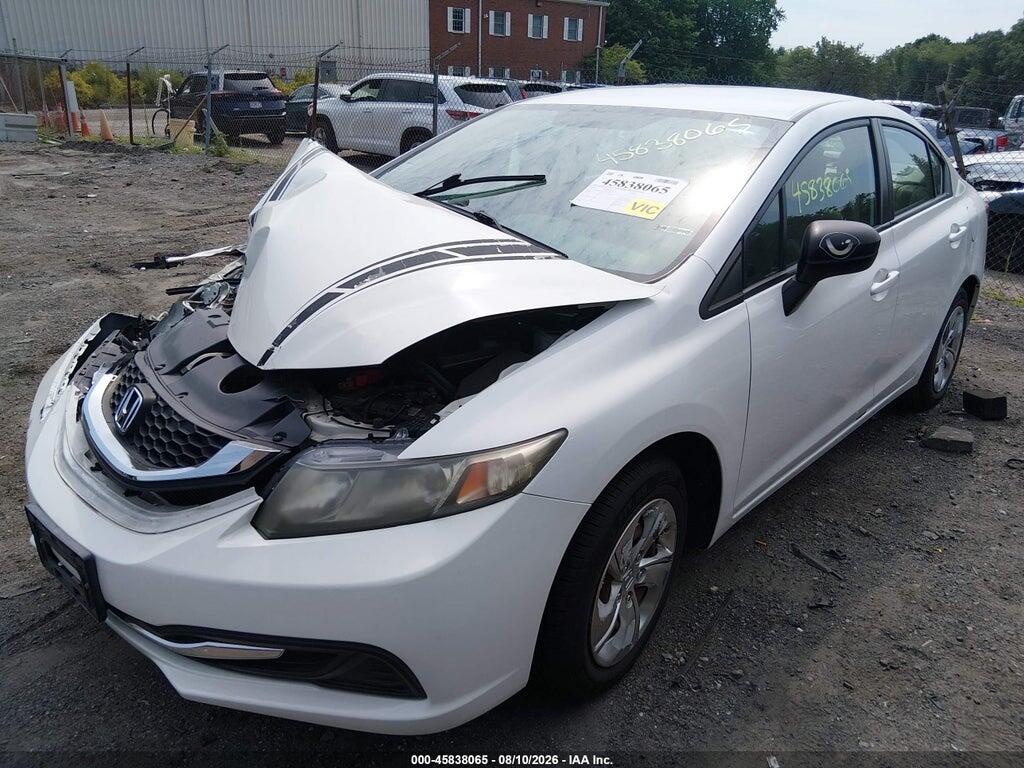 2HGFB2F51EH540139 2014 HONDA CIVIC photo no. 2