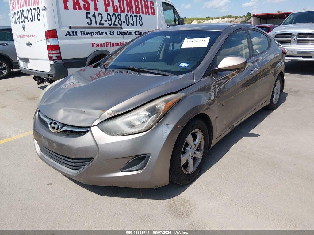 5NPDH4AE1EH477168 2014 HYUNDAI ELANTRA photo no. 2