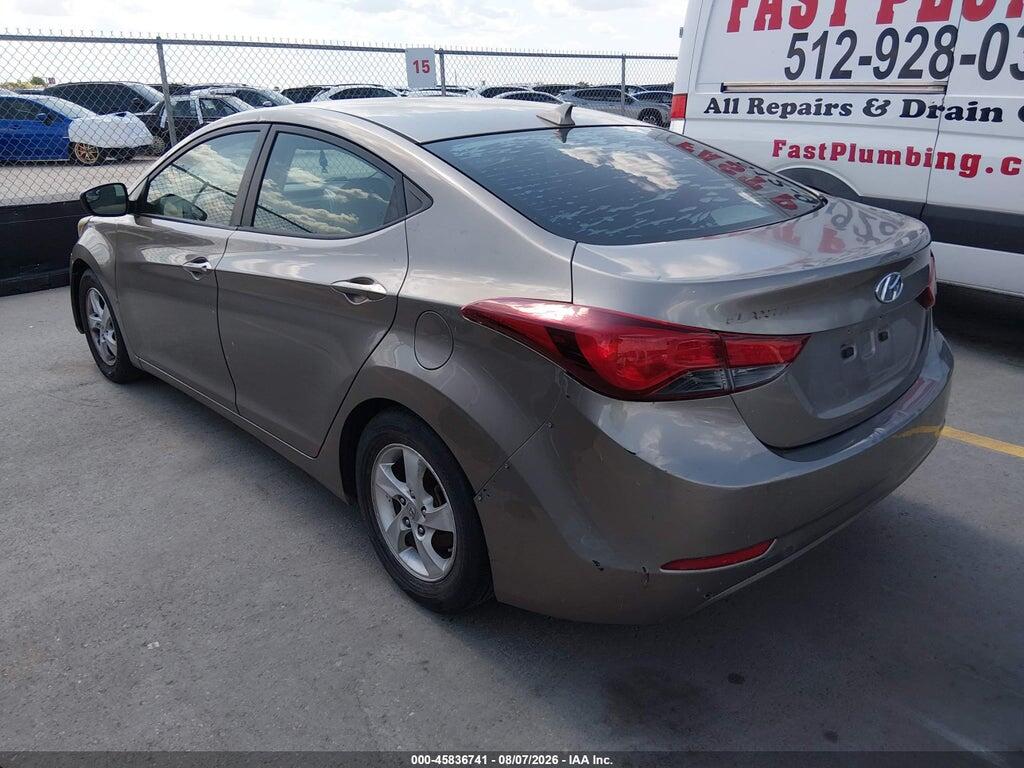 5NPDH4AE1EH477168 2014 HYUNDAI ELANTRA photo no. 3
