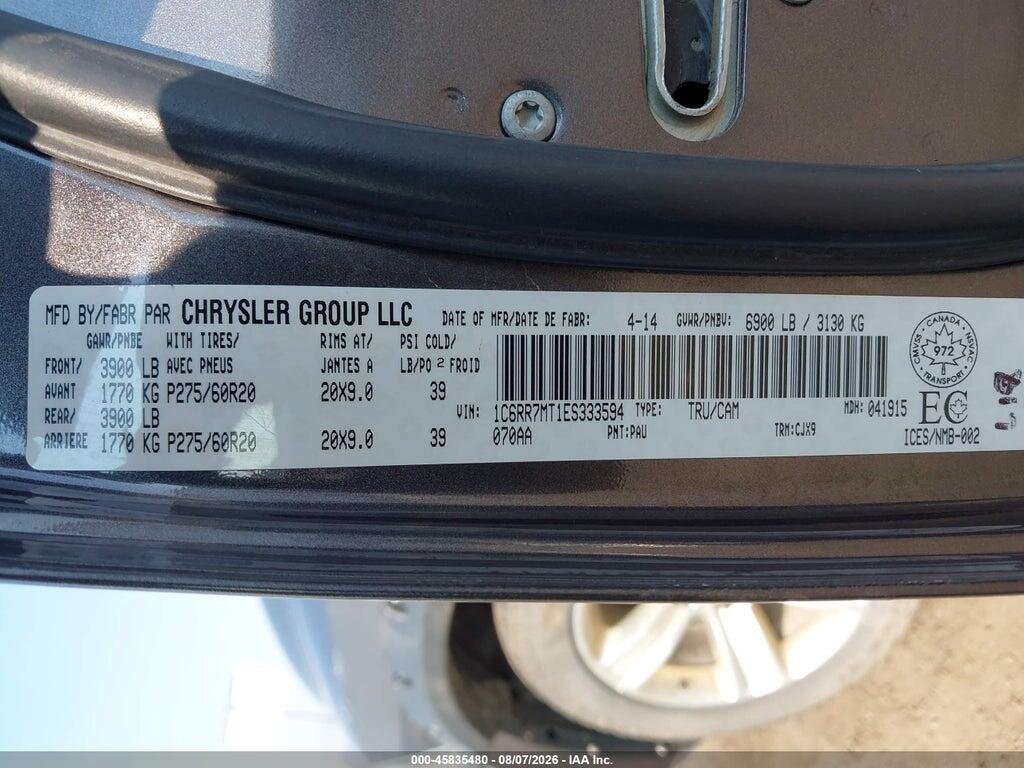 1C6RR7MT1ES333594 2014 RAM 1500 photo no. 9