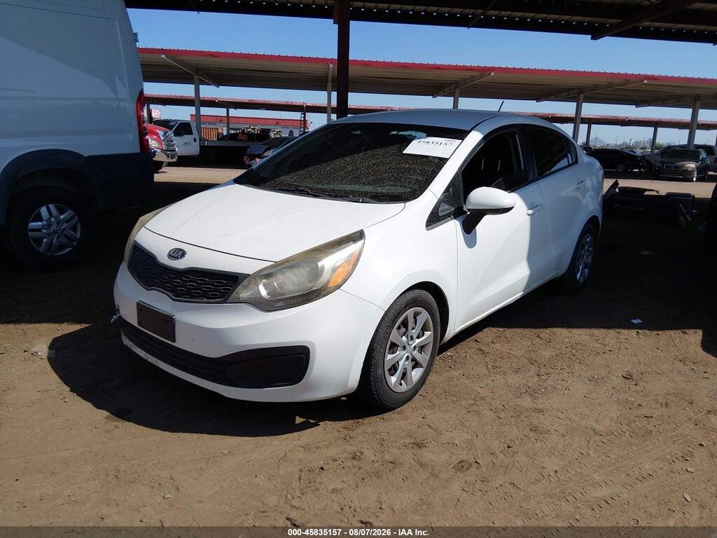 KNADM4A32E6375301 2014 KIA RIO photo no. 2