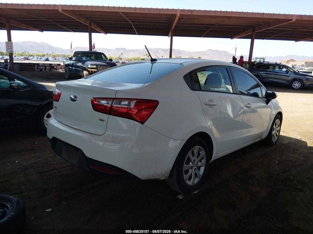 KNADM4A32E6375301 2014 KIA RIO photo no. 4