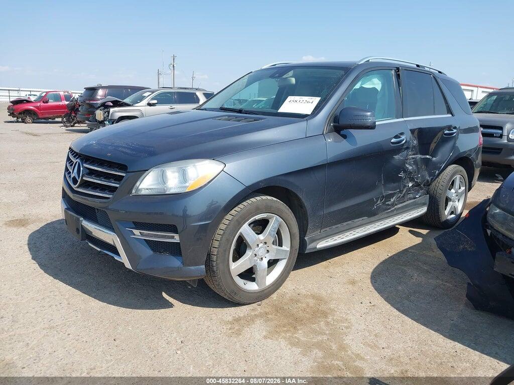 4JGDA5JB9EA302556 2014 MERCEDES-BENZ ML 350 photo no. 2