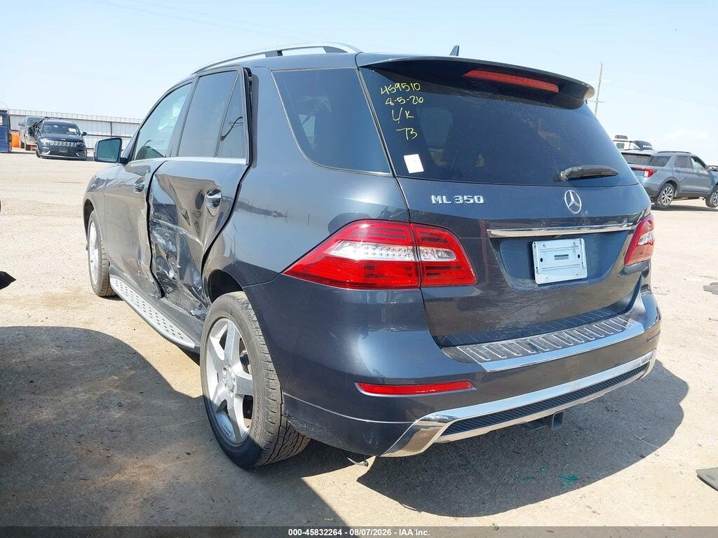 4JGDA5JB9EA302556 2014 MERCEDES-BENZ ML 350 photo no. 3