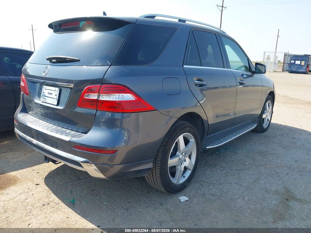 4JGDA5JB9EA302556 2014 MERCEDES-BENZ ML 350 photo no. 4