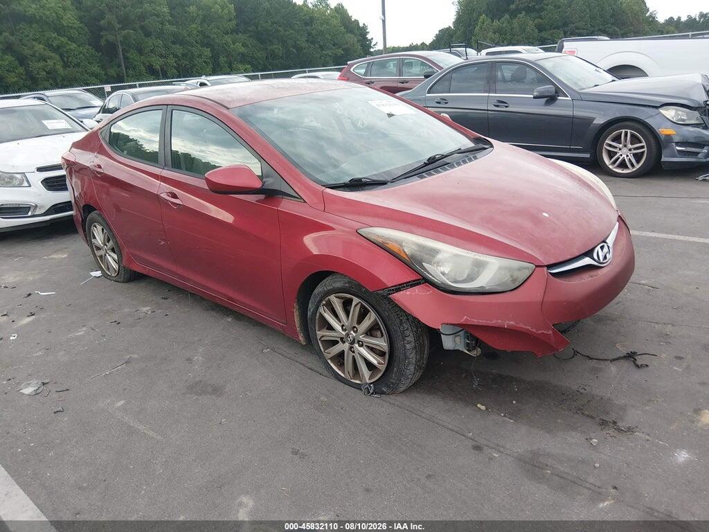 5NPDH4AE9EH543840 2014 HYUNDAI ELANTRA photo no. 1
