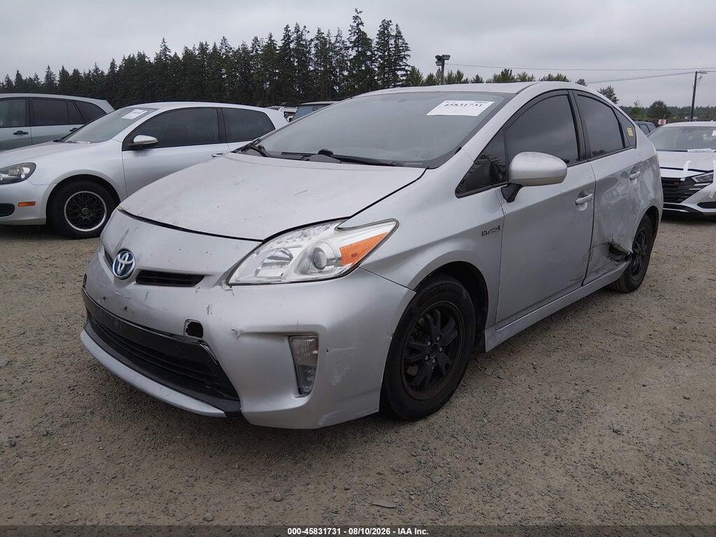 JTDKN3DU3E0361013 2014 TOYOTA PRIUS photo no. 2