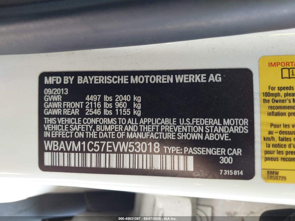 WBAVM1C57EVW53018 2014 BMW X1 photo no. 6