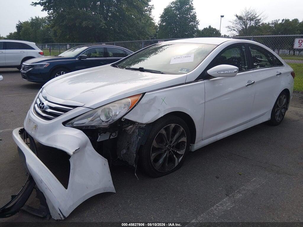 5NPEC4AC2EH850008 2014 HYUNDAI SONATA photo no. 2