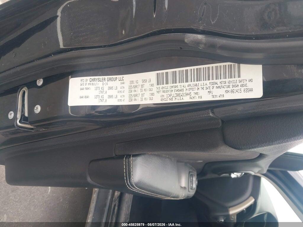 1C4PJLCB0EW319445 2014 JEEP CHEROKEE photo no. 9