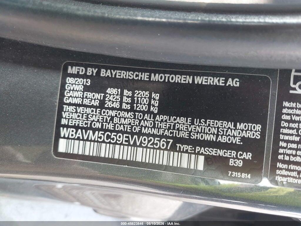 WBAVM5C59EVV92567 2014 BMW X1 photo no. 9