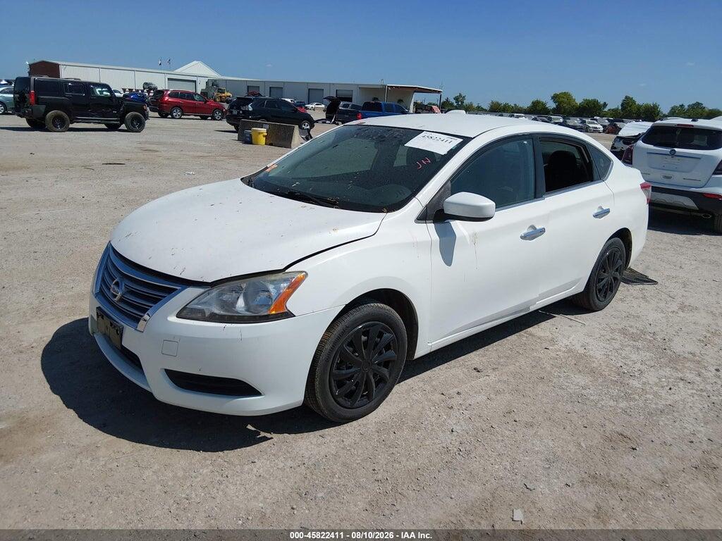 3N1AB7AP8EY322758 2014 NISSAN SENTRA photo no. 2