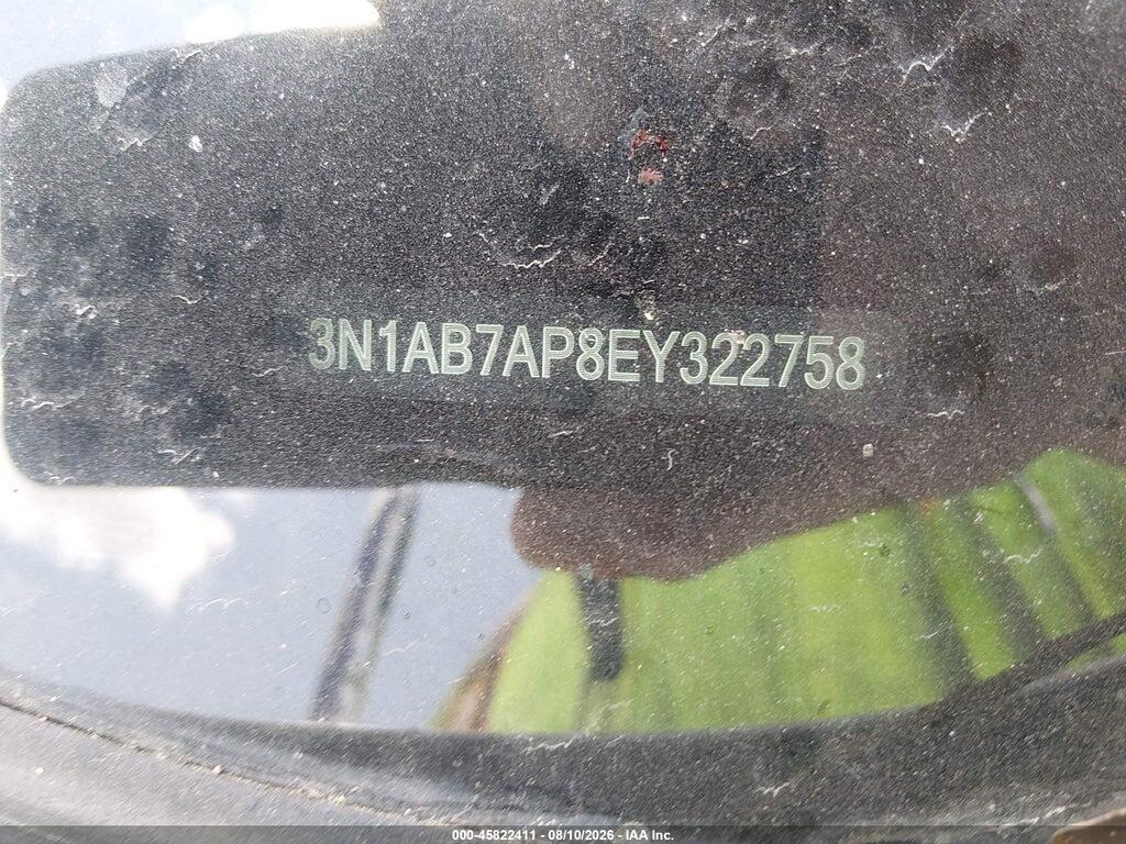 3N1AB7AP8EY322758 2014 NISSAN SENTRA photo no. 9
