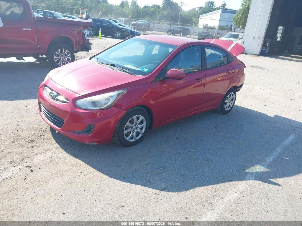 KMHCT4AE3EU720197 2014 HYUNDAI ACCENT photo no. 2