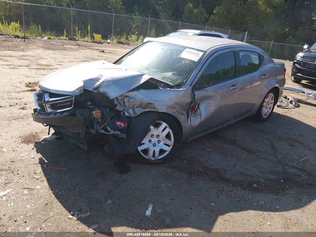 1C3CDZAB8EN175231 2014 DODGE AVENGER photo no. 2
