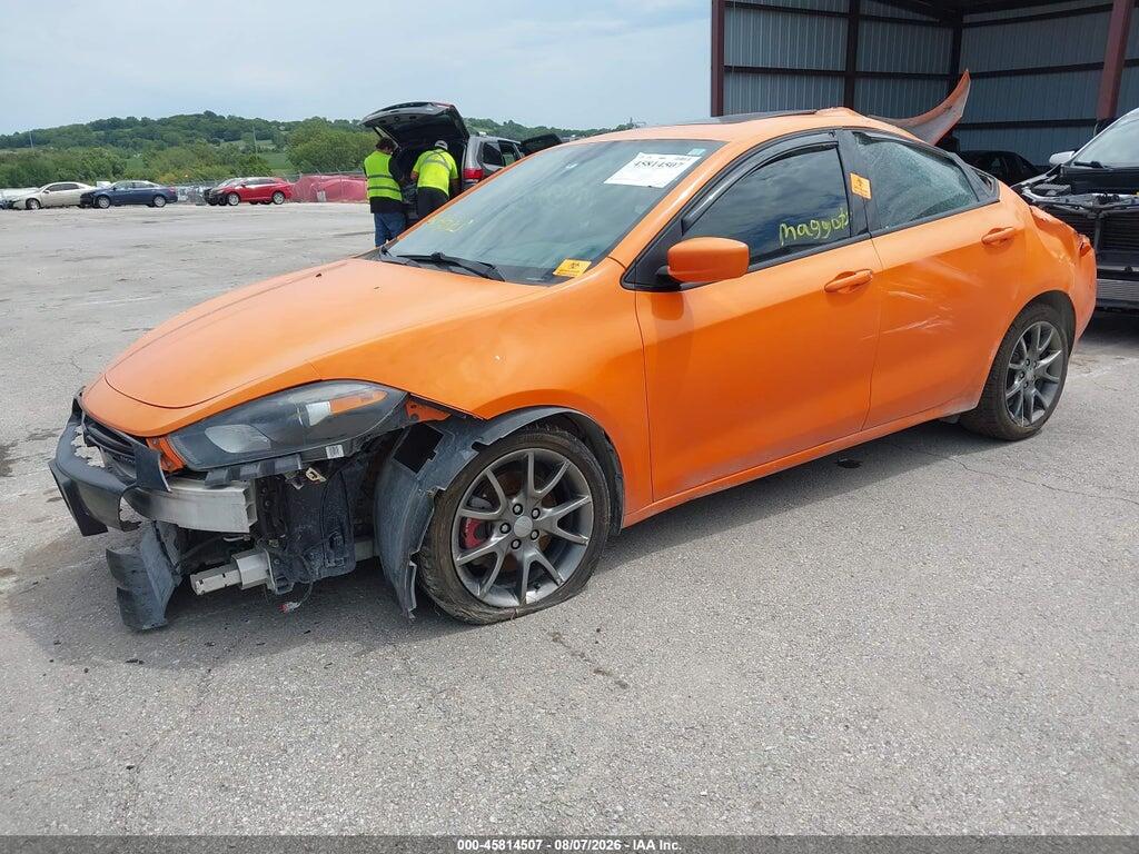 1C3CDFBB6ED724136 2014 DODGE DART photo no. 2